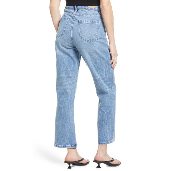 BLANK NYC The Baxter Overlap Ribcage Straight Leg Jeans 27 - Picture 2 of 14